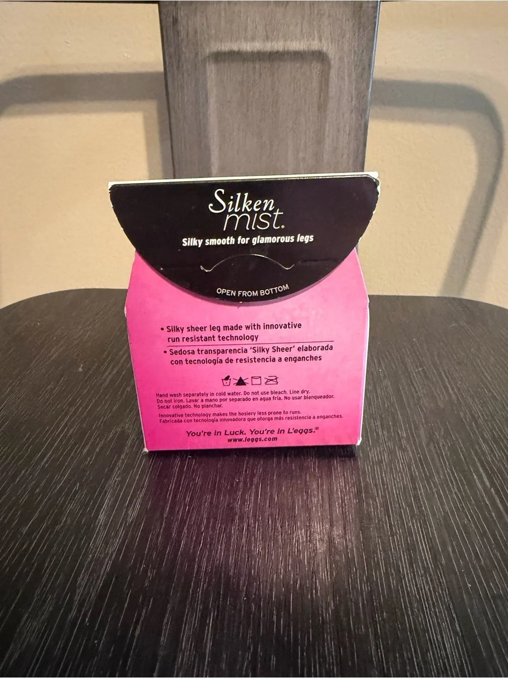 Vintage L'eggs Silken Mist Control Top Pantyhose Sun Beige Run Resistant NOS - Picture 4 of 6